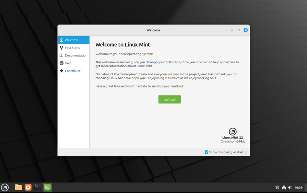 Linux Mint your new Operating System